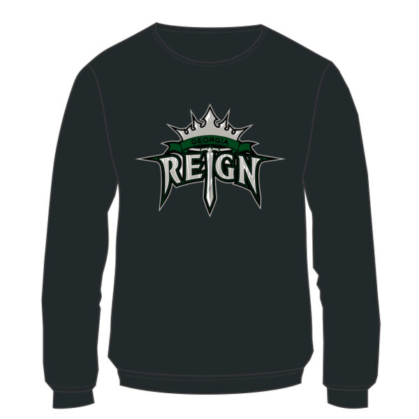 Reign Softball (only Front) - Toddler Sponge Fleece Raglan Sweatshirt Thumbnail