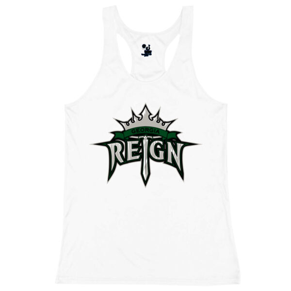 Reign Softball (only Front) - Women’s B-Core Racerback Tank Top Thumbnail