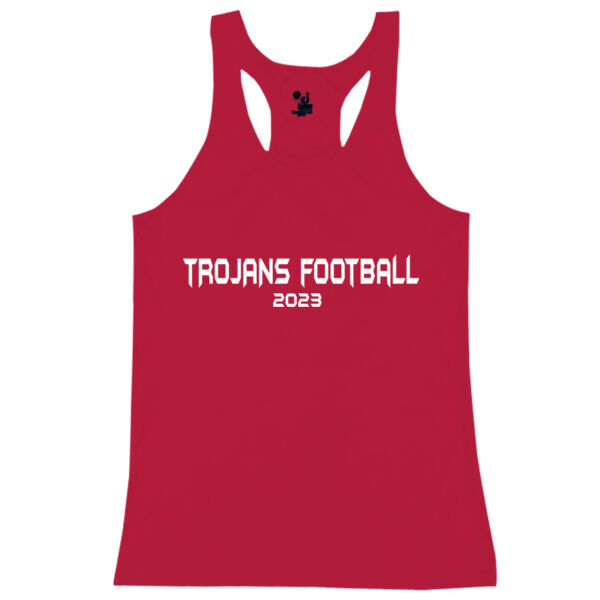 Trojan Football_6U_Football - Women’s B-Core Racerback Tank Top Thumbnail