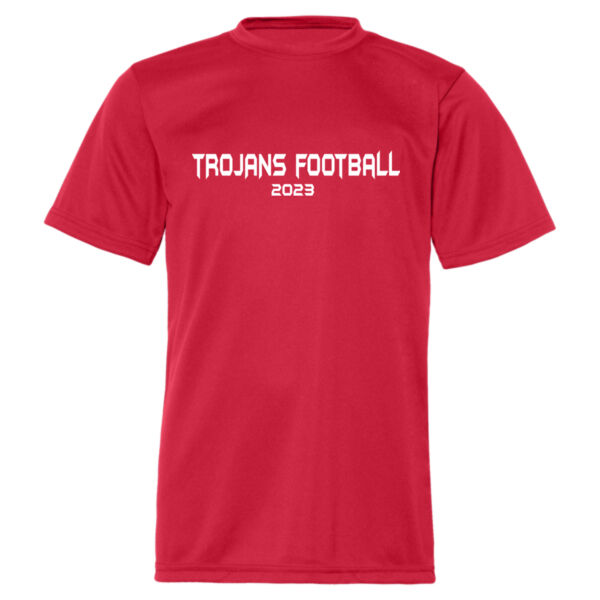 Trojan Football_6U_Football - Youth C2 Sport Performance T-Shirt Thumbnail