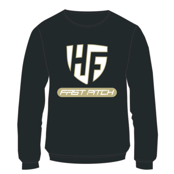 HF Fast Pitch - Sponge Fleece Raglan Sweatshirt (Toddler ) Thumbnail