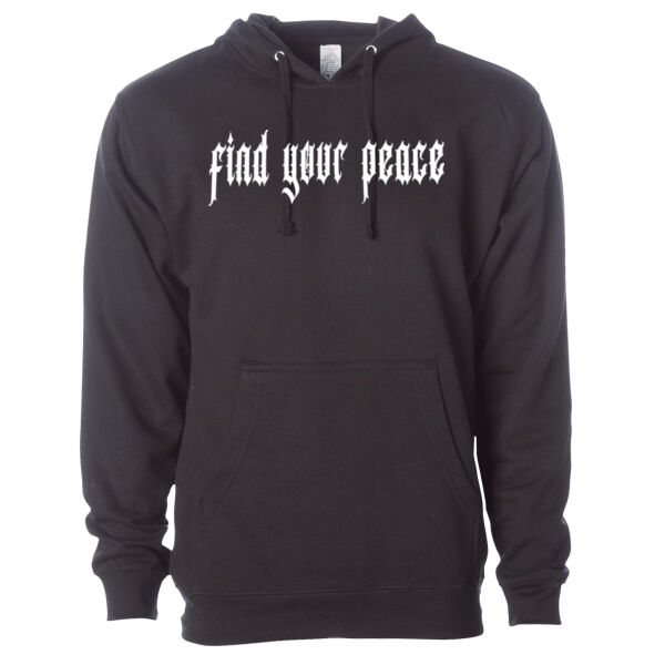 Find Your Peace - Midweight Hooded Sweatshirt (Adult) Thumbnail